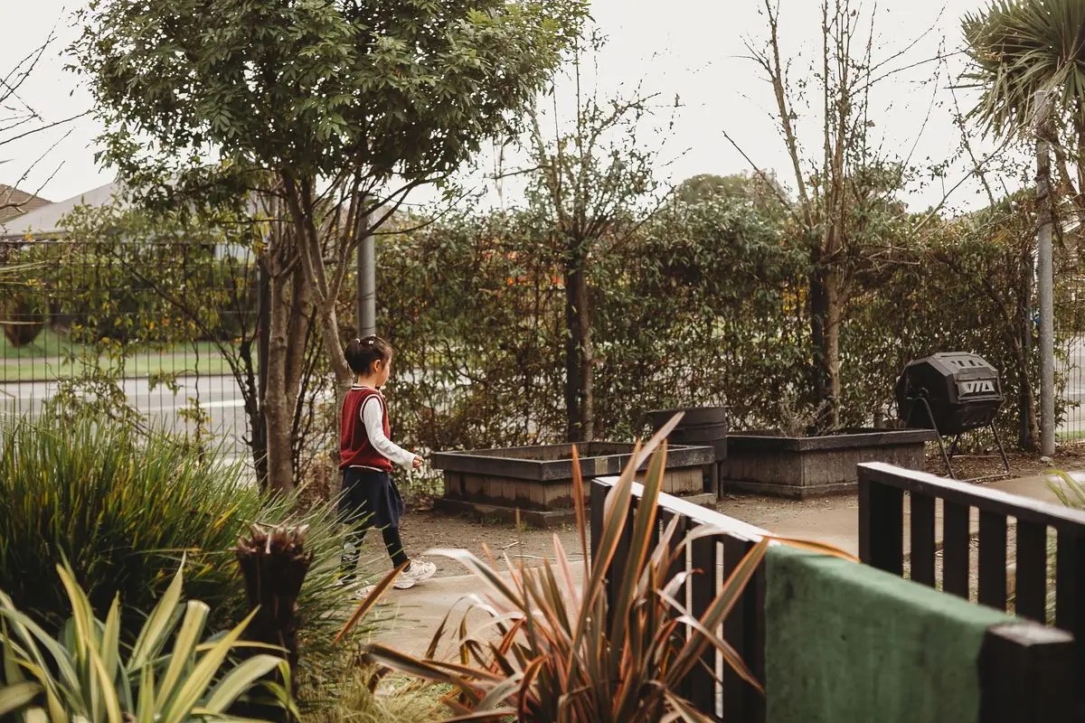 The garden at Canopy Early Learning